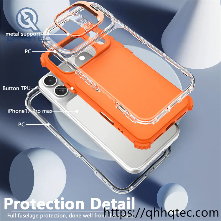3 in 1 back panel solid color case (复制)