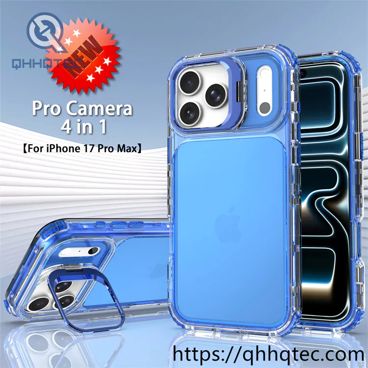 pro camera 4 in 1 transparent case