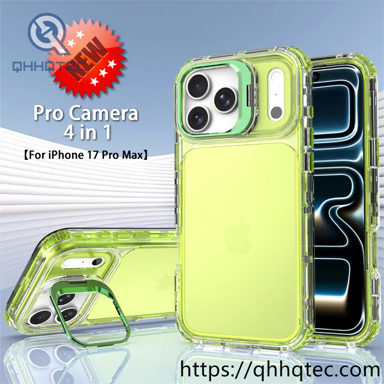 pro camera 4 in 1 transparent case