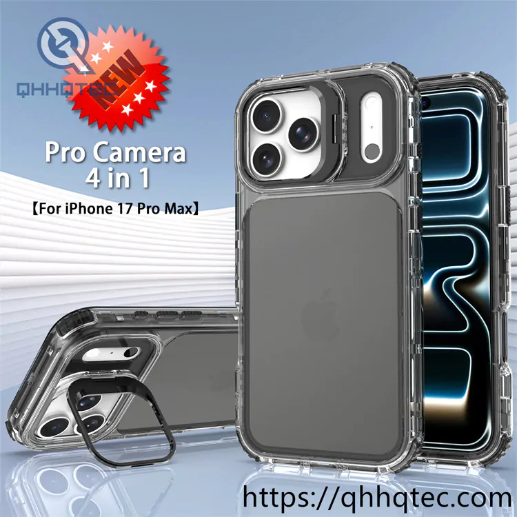 pro camera 4 in 1 transparent case