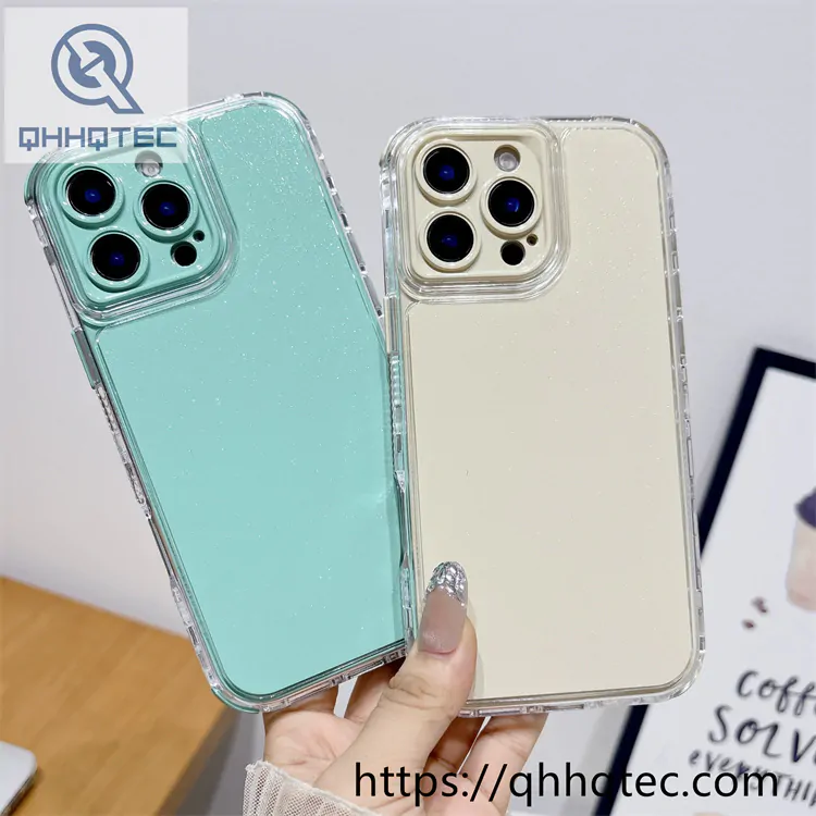 solid color fine shimmer 3 in 1 case