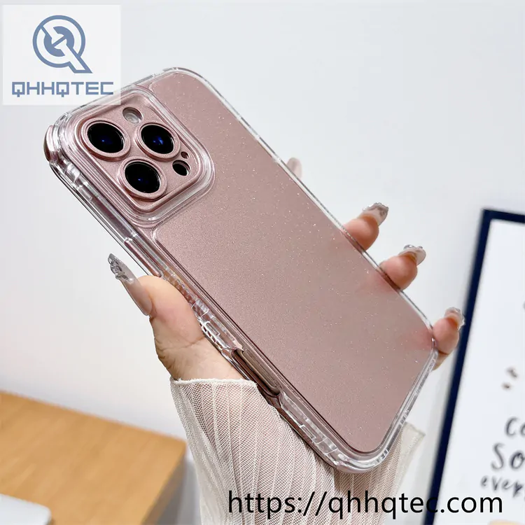 solid color fine shimmer 3 in 1 case