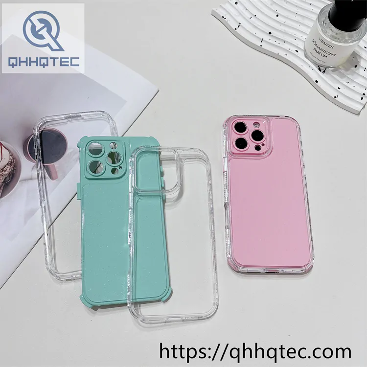 solid color fine shimmer 3 in 1 case