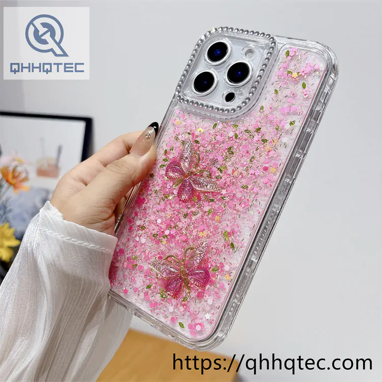 amber butterfly diamonds 3 in 1 shiny case