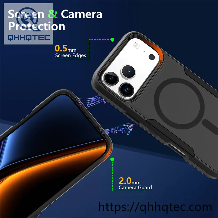 2 in 1 case color magsafe circle