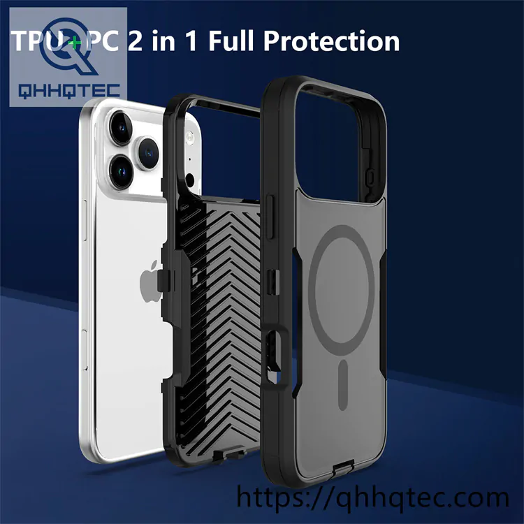 2 in 1 case color magsafe circle