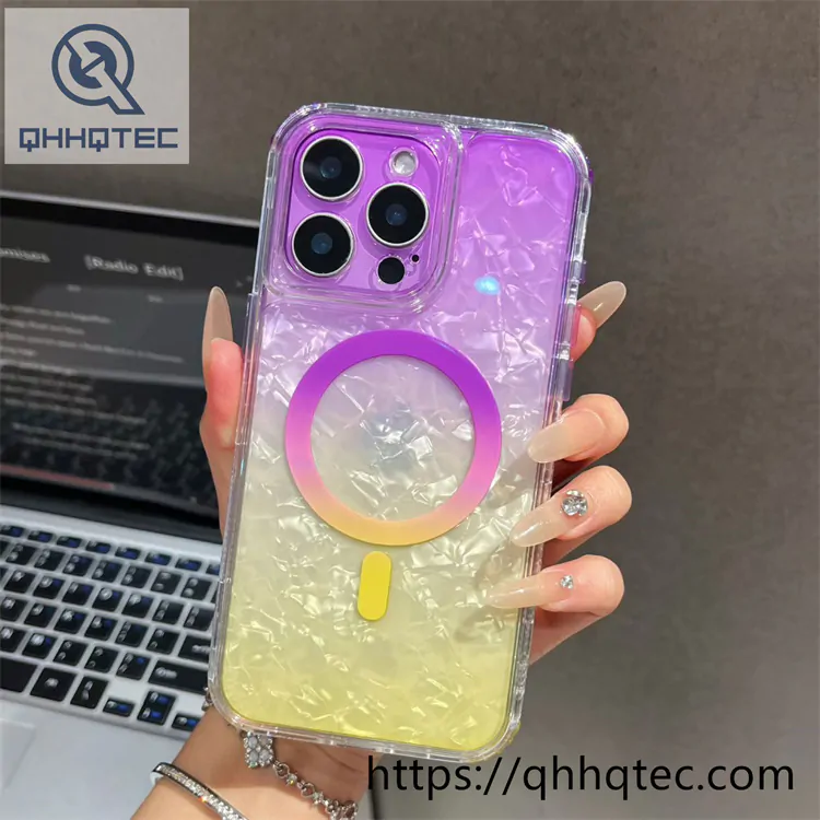 three colors gradient laser case