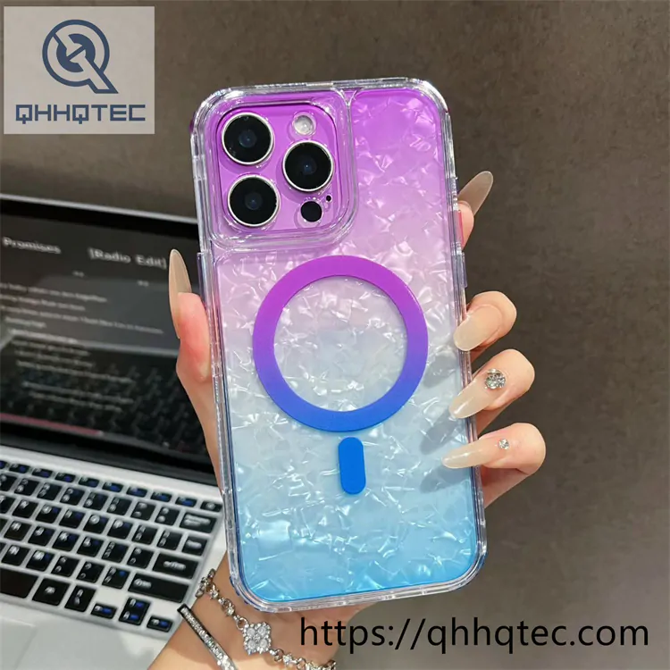 three colors gradient laser case
