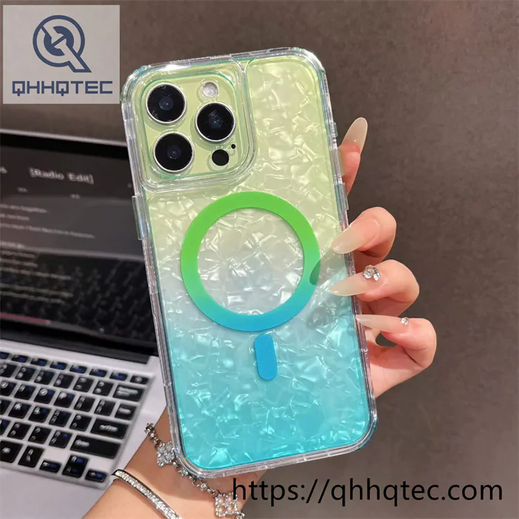 three colors gradient laser case