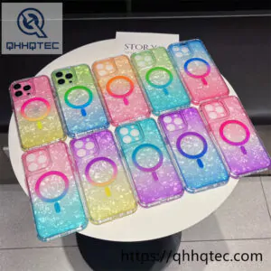 three colors gradient laser case