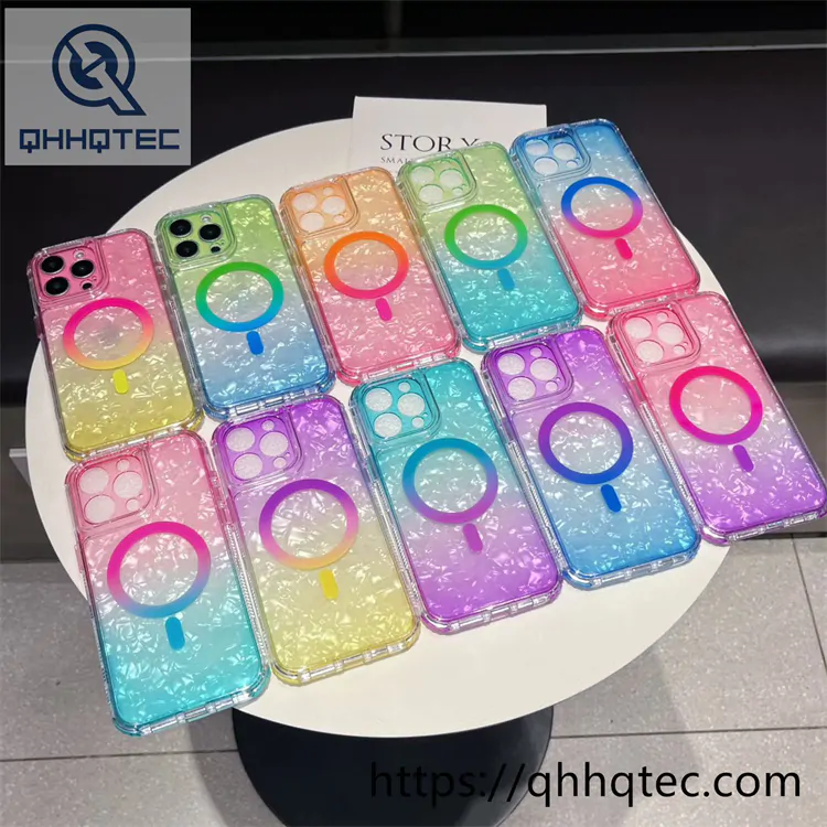 three colors gradient laser case