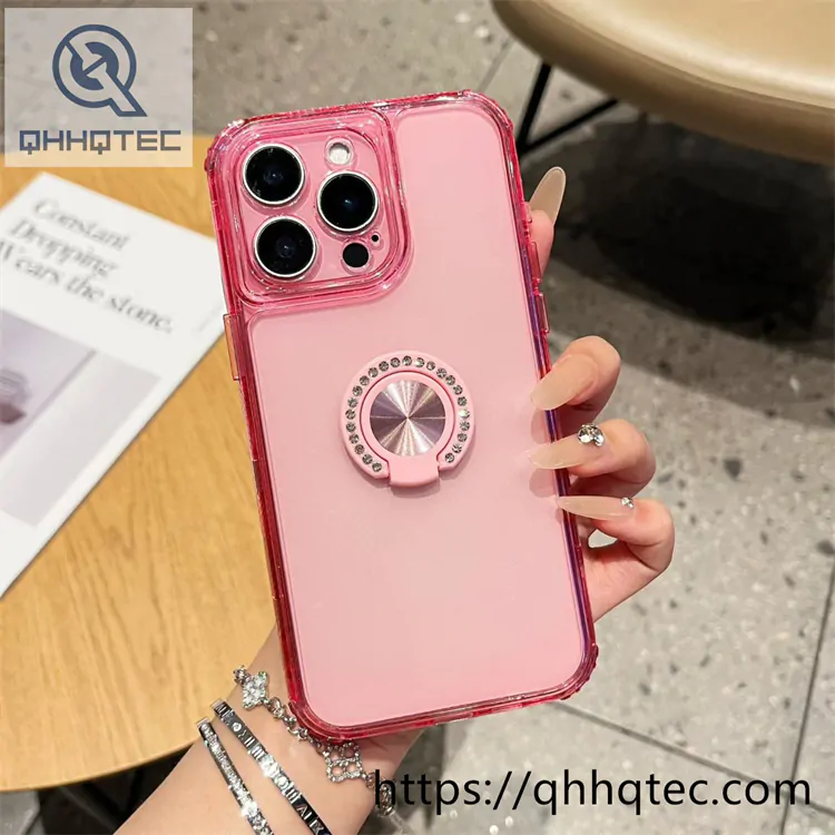 ring bracket 3 in 1 clear case