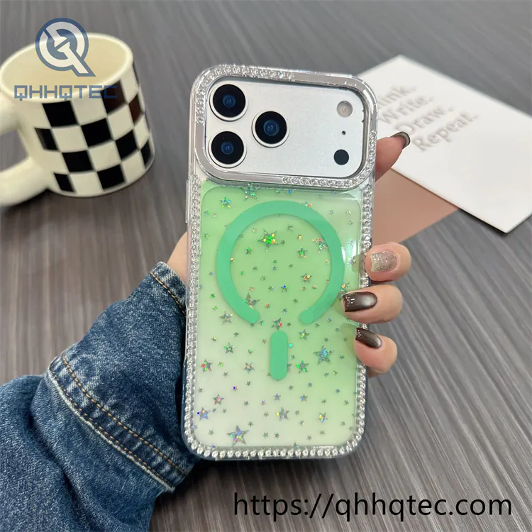 star gradient magsafe diamonds case