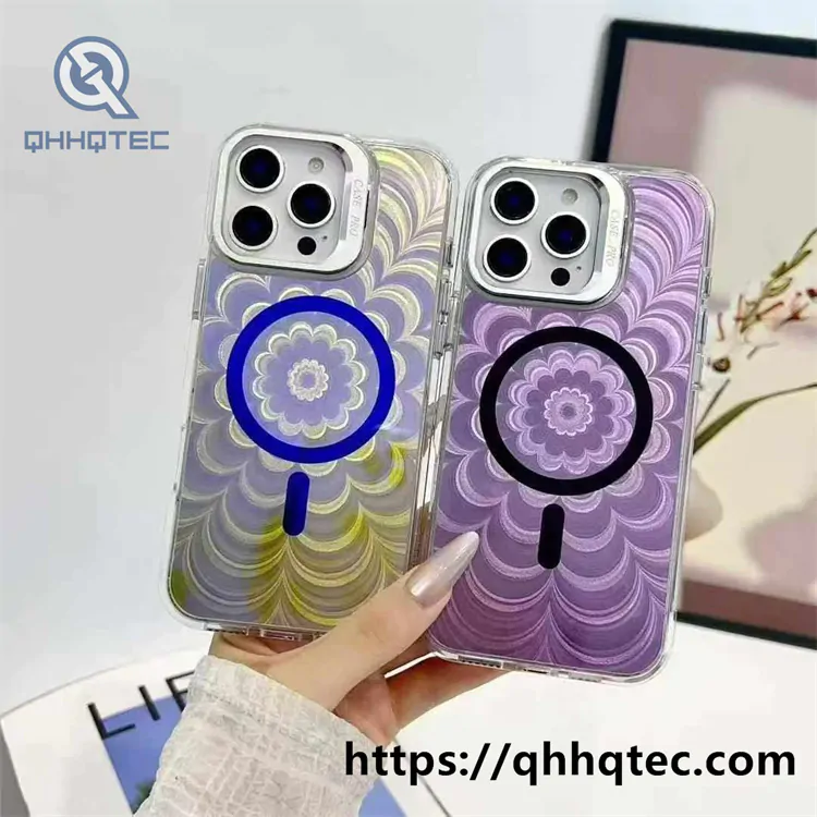 rendering color flowers magsafe case