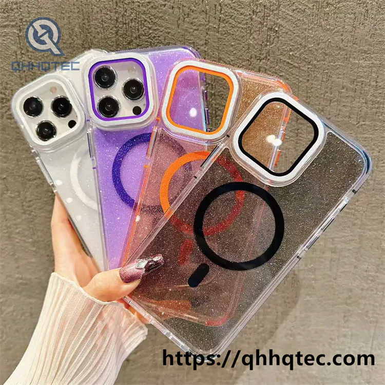 lens cap glitter magsafe case