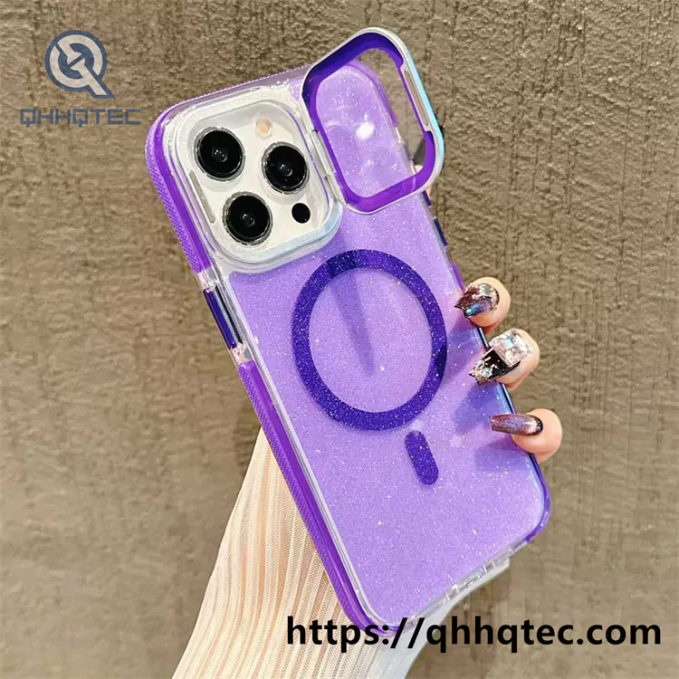 lens cap glitter magsafe case