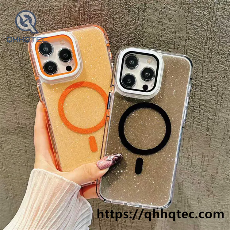 lens cap glitter magsafe case