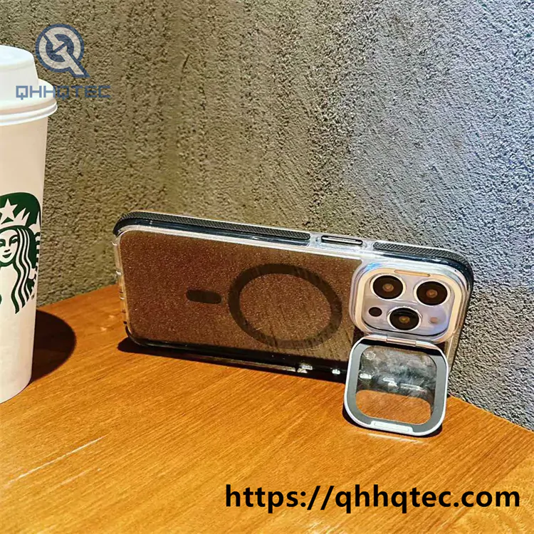 lens cap glitter magsafe case