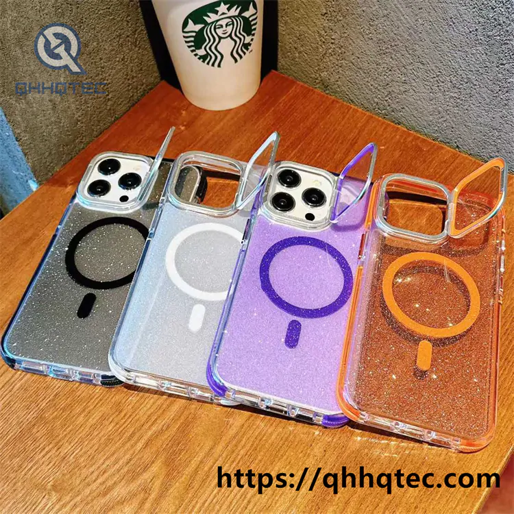 lens cap glitter magsafe case