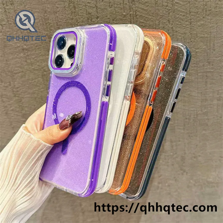 lens cap glitter magsafe case