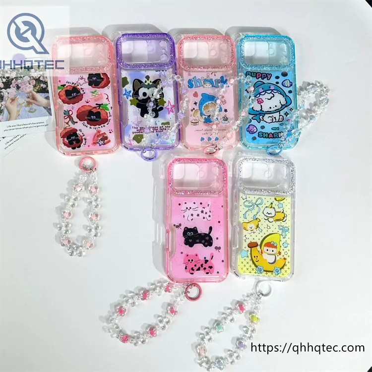 puppy pattern 3 in 1 case chain