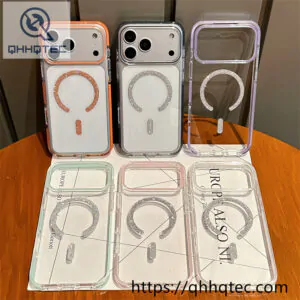 color block diamonds magsafe ring case