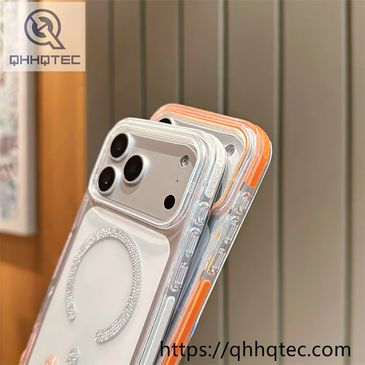 color block diamonds magsafe ring case