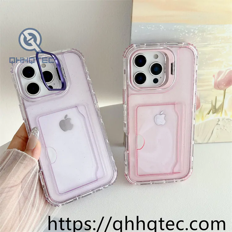 glitter clear 3 in 1 card bag case (复制)