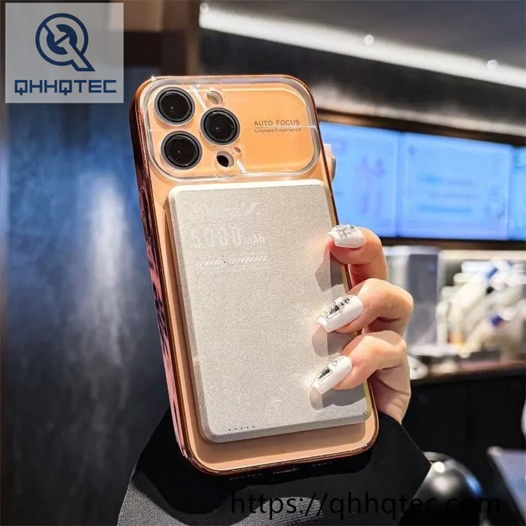 clear glass lens magsafe case