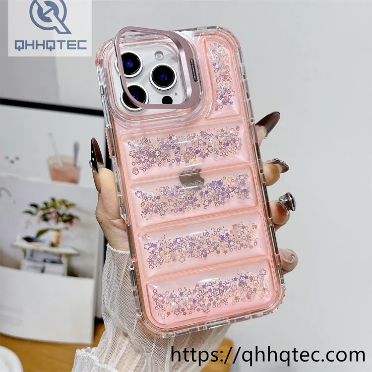 dyed down jacket 3 in 1 glitter case holder