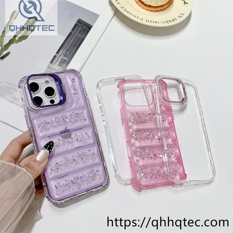 dyed down jacket 3 in 1 glitter case holder