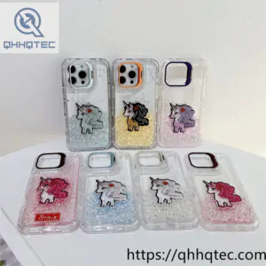 unicorn shiny 3 in 1 case holder