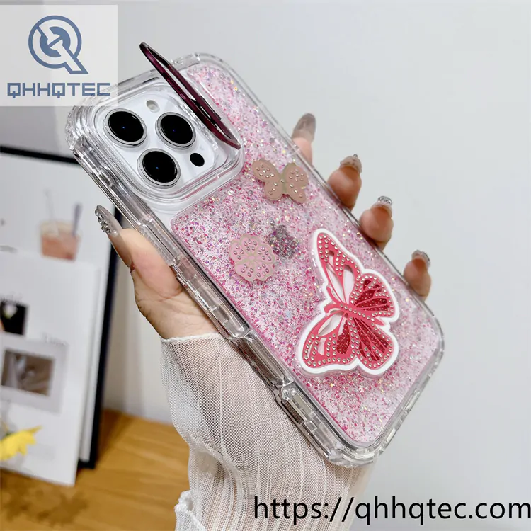 hollow butterfly rocking 3 in 1 case