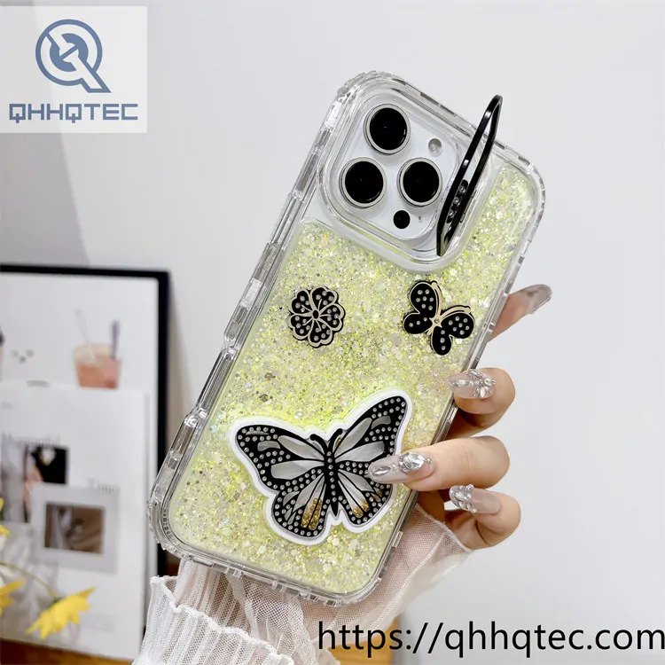 hollow butterfly rocking 3 in 1 case