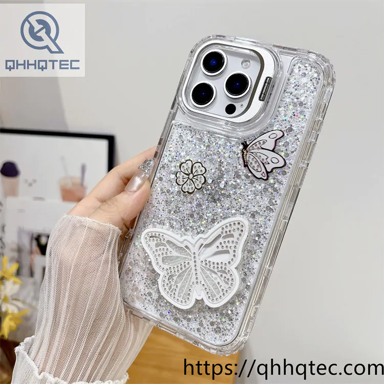 hollow butterfly rocking 3 in 1 case