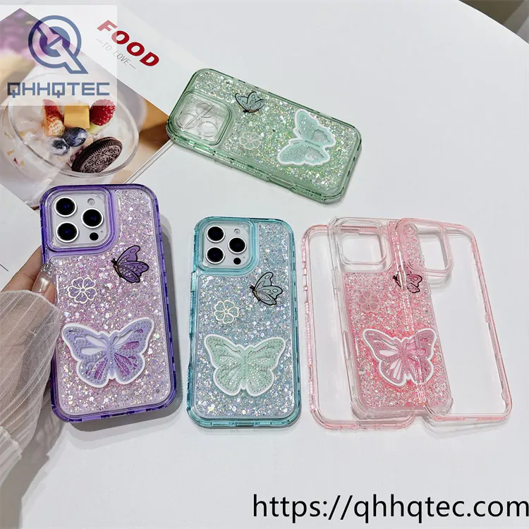 glitter butterfly 3 in 1 rocking case