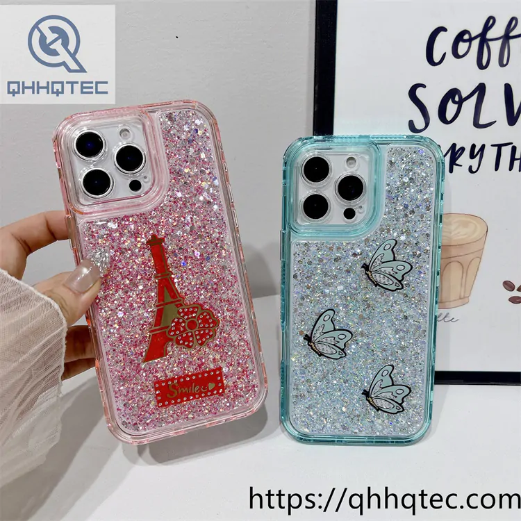 tower butterfly flower 3 in 1 case