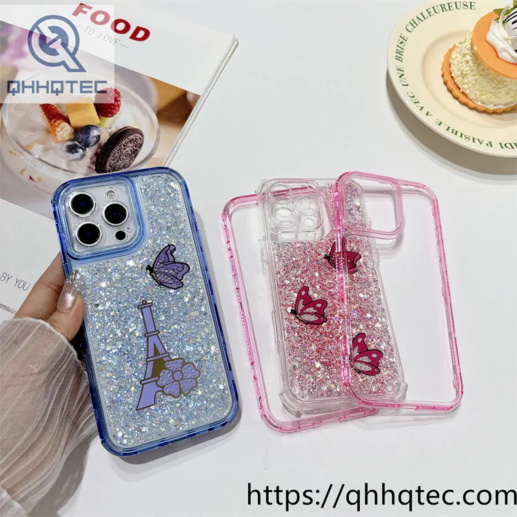 tower butterfly flower 3 in 1 case